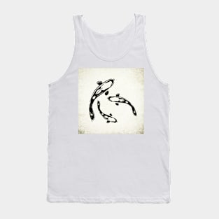 Koi on old paper Tank Top